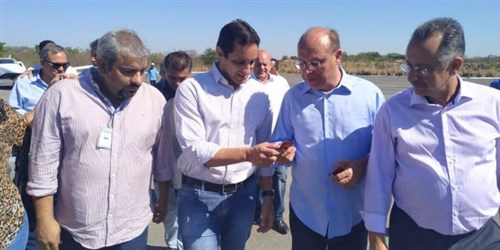 PERÍMETRO GORUTUBA (DIG): Em Janaúba, deputado Gil Pereira acompanha visita do presidente da Codevasf, Marcelo Moreira PERÍMETRO GORUTUBA (DIG): Em Janaúba, deputado Gil Pereira acompanha visita do presidente da Codevasf, Marcelo Moreira