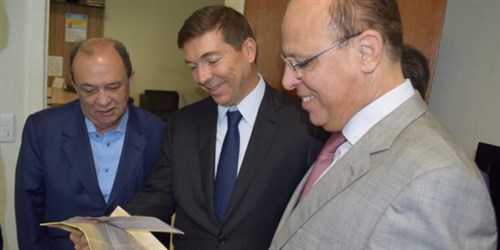 Deputado Gil Pereira participou da celebração, quando Josué Alencar recebeu a Medalha “Ivan José Lopes" Deputado Gil Pereira participou da celebração, quando Josué Alencar recebeu a Medalha “Ivan José Lopes"