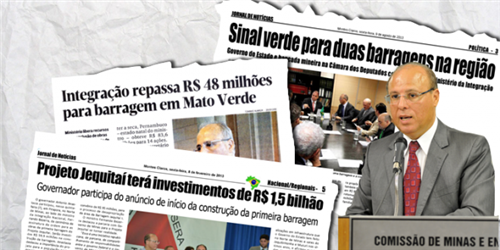 ÁGUA | NORTE DE MINAS: Deputado Gil Pereira luta por projetos estruturantes de convivência com a seca ÁGUA | NORTE DE MINAS: Deputado Gil Pereira luta por projetos estruturantes de convivência com a seca